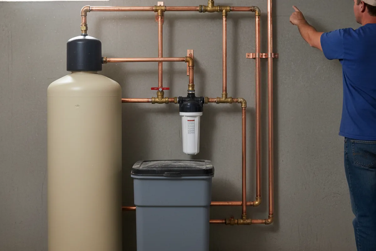 Whole-house water treatment system installed in Nikiski
