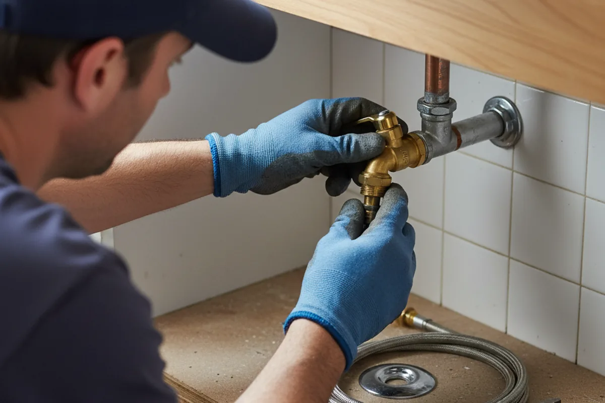 Shutoff valve and fitting work during Emergency Plumbing in Nikiski